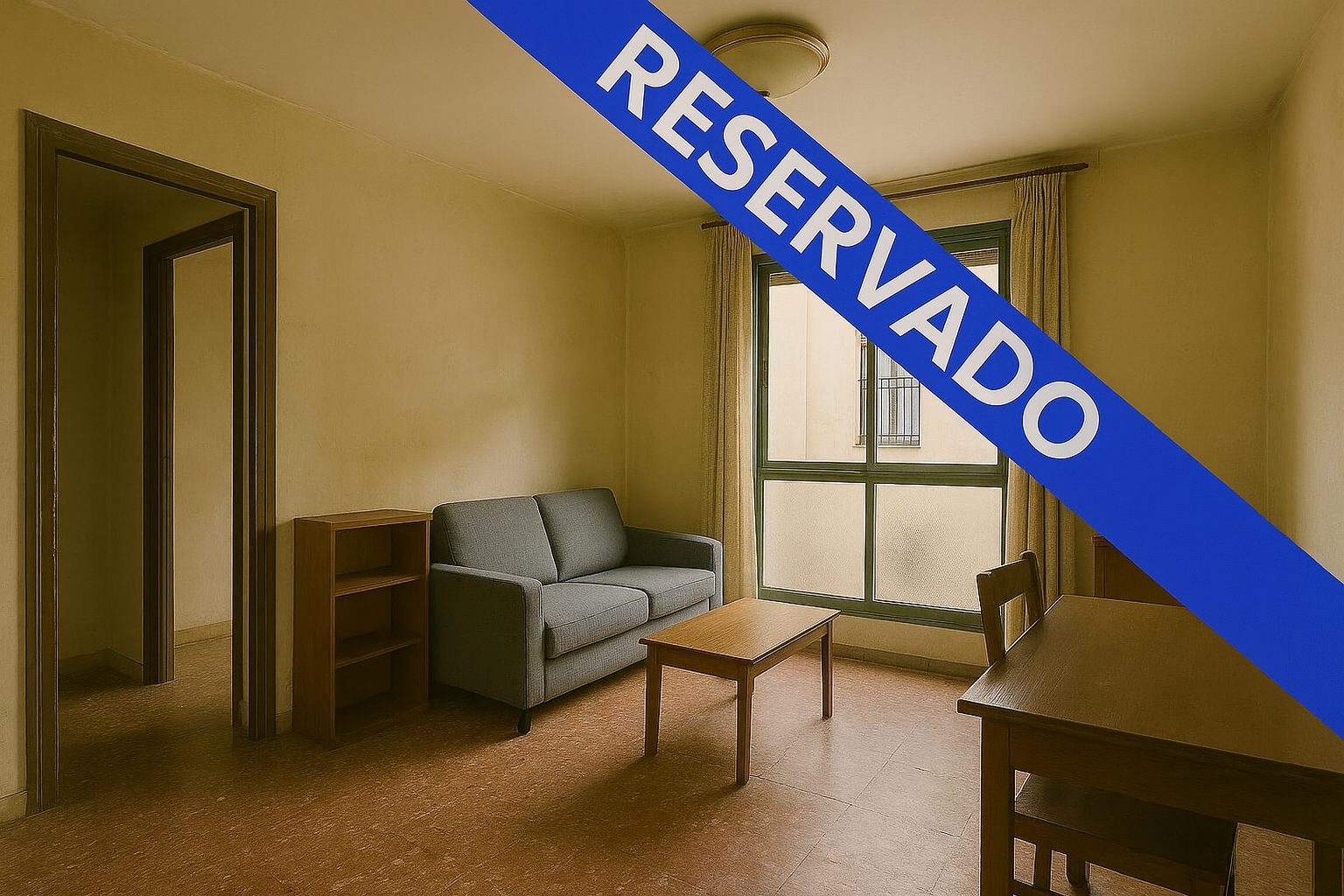 PV206 Venta de confortable piso interior en Sants (320.000€)