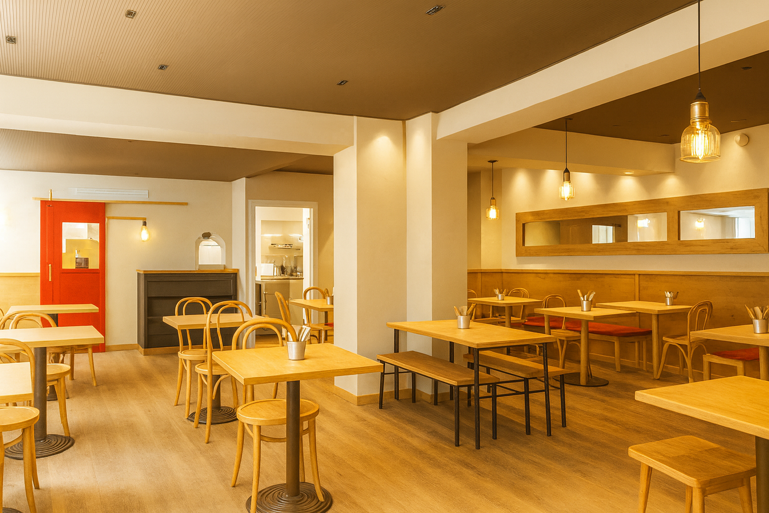 Ref. TR132 Traspaso de Restaurante esquinero con licencia C3 y terraza en Sant Gervasi