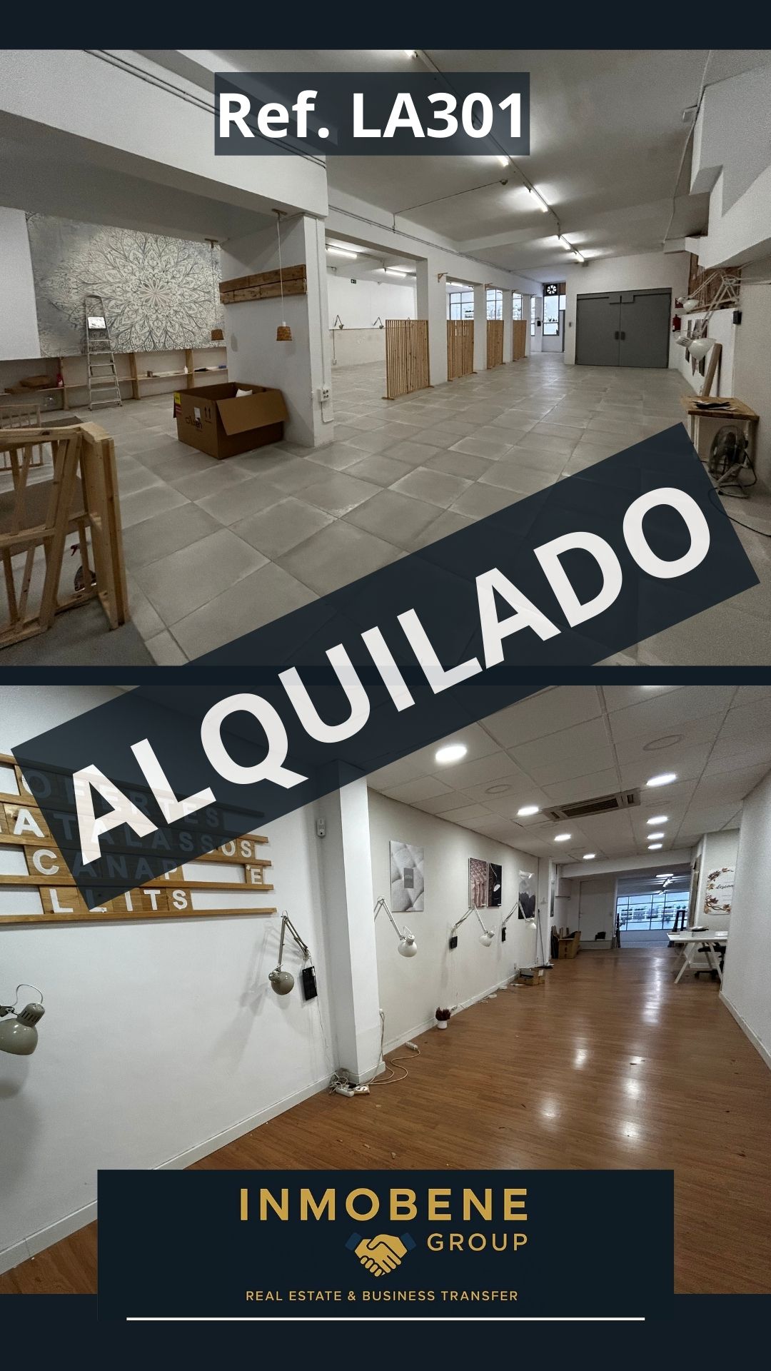 Ref. LA301 Alquiler local comercial en La Nova Esquerra de l’Eixample 