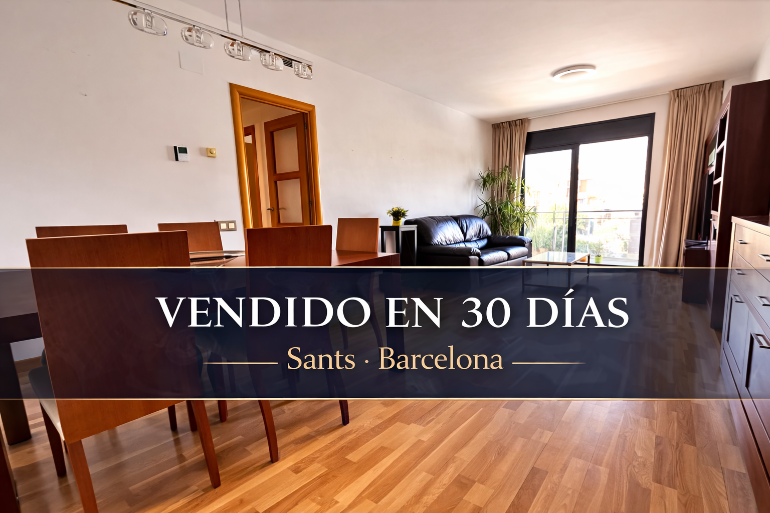 Ref. PV203 Confortable Piso de 3 estancias exteriores en Sants(450.000€)
